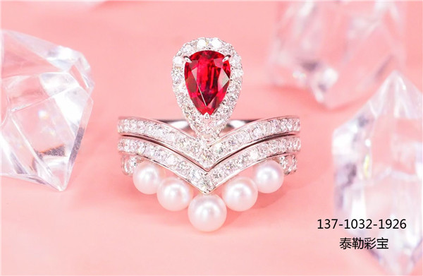 当彩色宝石撞上珍珠~